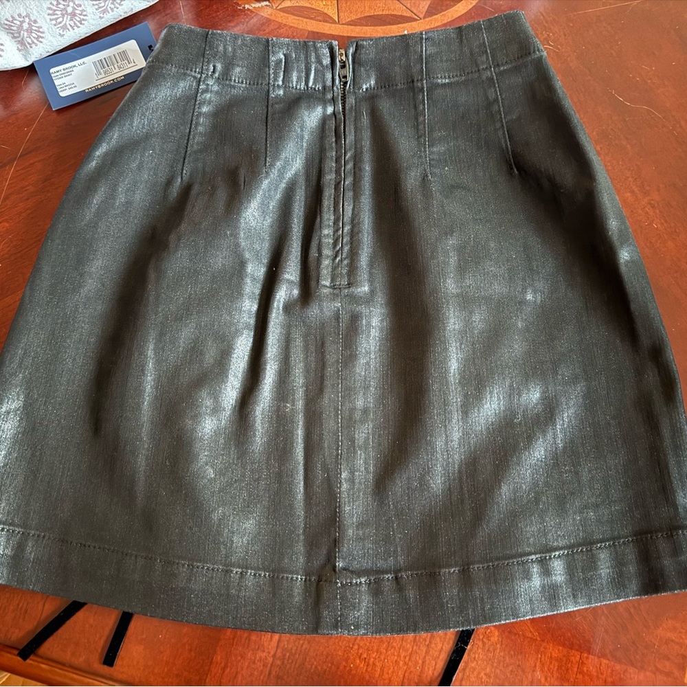Ramy Brook Black Lace-Up Mini Ryder Skirt - Picture 3 of 10